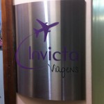 placa aço escovado abaulada