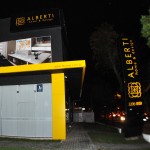 placa acm backlight, placa em acm vazada com led, placa externa acm com iluminação curitiba, placas curitiba, fachadas curitiba, placa em acm led