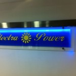 placa interna luminosa acrilico