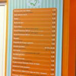 placa cardápio em ps adesivado