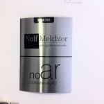 placa interna aço escovado