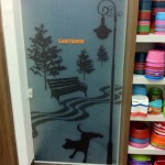 impressao em adesivo jateado curitiba