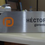 placa de mesa aço escovado curitiba