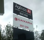 placa publicitaria em curitiba